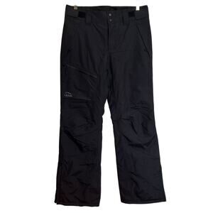 L.L. Bean Men's Wildcat Waterproof Insulated Snow Pants Black Ski Winter Size S